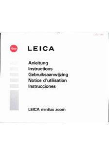 Leica Minilux Zoom manual. Camera Instructions.